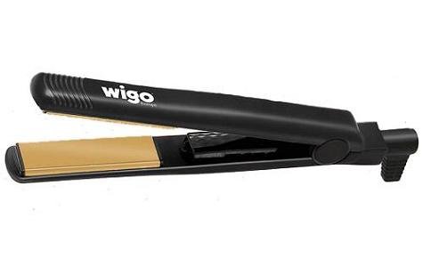 Керамични Утюжок за коса Wigo с ТИТАН пластини с диаметър 1 инч, регулируема температура на отопление и дълъг кабел за