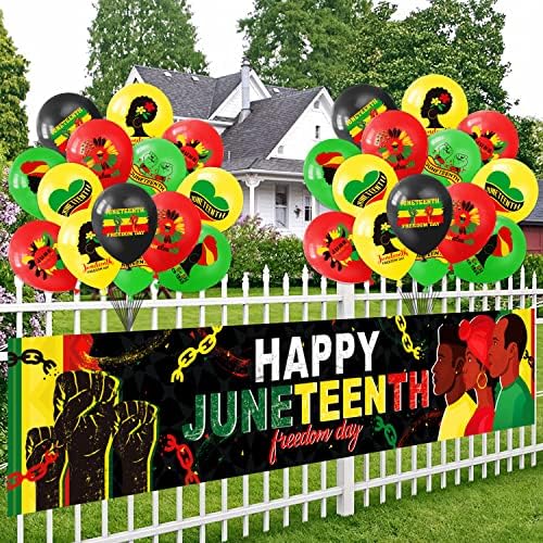 Честит Украса на Деветнадесети юни, Украса на рекламни Банери на Деветнадесети юни и Жълти, Червени, Зелени, Черни Латексови