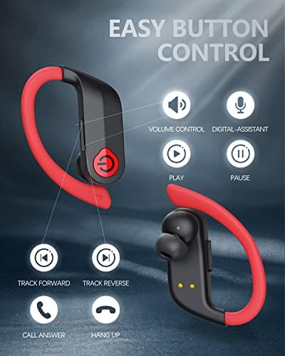 Слушалки, Bluetooth Безжични слушалки Спортни Въздушни Bluetooth слушалки 5,3 с заушниками Време на възпроизвеждане,