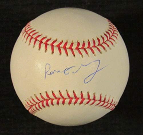 Рос Олендорф е Подписал Автограф Rawlings Baseball B102 - Бейзболни Топки с Автографи