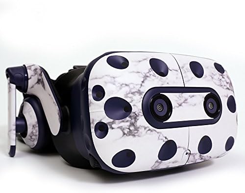 Кожата MightySkins е Съвместима със слушалки на виртуална реалност HTC Vive Pro - Студена стомана | Защитно, здрава и