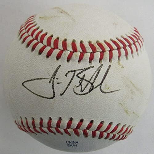 Тим Бекъм Подписа Автограф Rawlings Baseball B120 - Бейзболни Топки С Автографи