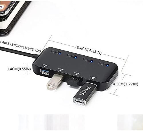 XXXDXDP USB3.1 Хъб + USB адаптер 3-в-1 Многофункционално Сплитер за лаптоп, Конвертор, Докинг станция