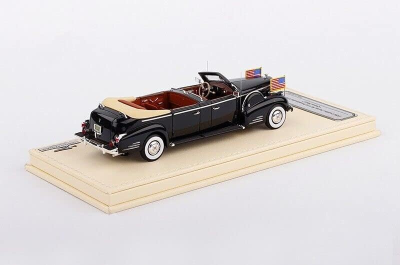 Хоби-Миниатюри Ace TrueScale за Cadillac 1938 Серия 90 V16 Президентски Лимузини Queen Mary 1/43 ABS Камион Готов Модел