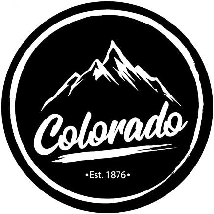Колорадо е Поставил 1876 MKR Стикер Vinyl Стикер |Автомобили, Камиони, Микробуси Стени Лаптоп | Черен | 5,5х5,5 инча|MKR1462