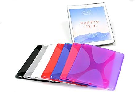 Премиум Мека кожа, TPU X-Pattern Тънък Защитен Калъф-Броня за Apple iPad Pro 12.9 от MaximalPower