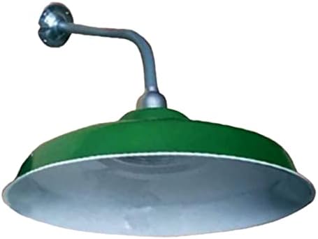 Leefasy Окачен лампа с емайл в индустриалния Стил, Лампа Зелен Цвят, Замяна, Прахоустойчив, Чанта, Аксесоар, Защита лампи,
