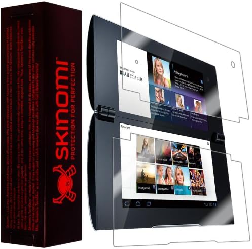 Защитно фолио Skinomi, Съвместима с Sony Tablet P Clear TechSkin TPU Anti-Bubble HD Film