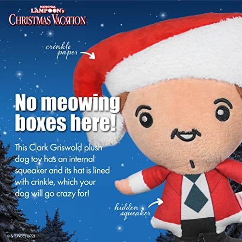 Играчка за кучета WARNER BROS National Lampoon's Christmas Vacation 9 Празнична Плюшен Пищалка Clark Griswold | Празнични