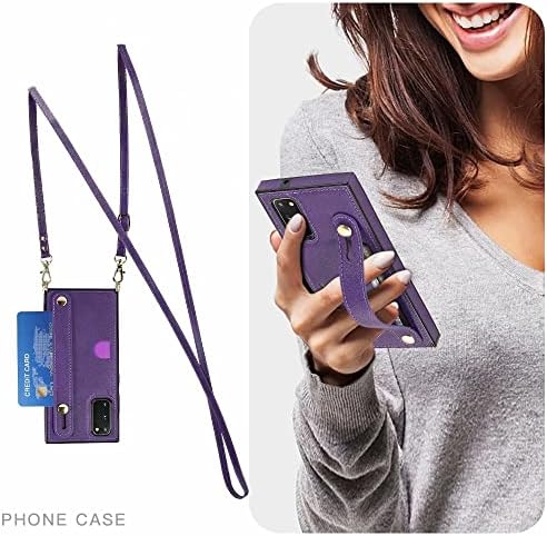 Чанта-портфейл на съвсем малък Oidealo по рамото за Samsung Galaxy S20 FE, устойчив на удари Защитен калъф за вашия телефон