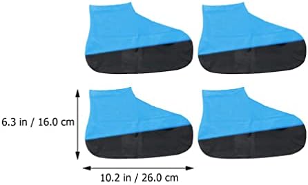 KESYOO Колоездене, Калъфи за Еднократна употреба 2 Двойки Без Покривала за Многократна употреба Калъфи за Обувки от Дъжд