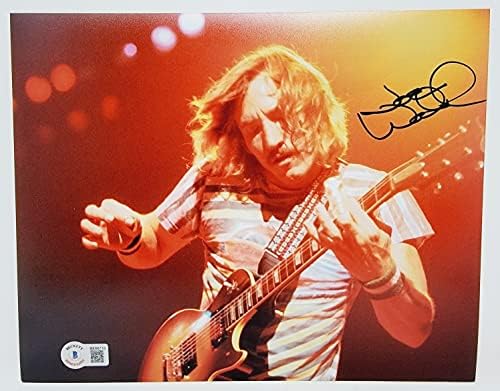Снимка на Джо Уолш, с автограф 8x10, икона на рок-групата Eagles Джеймс Ганг Бекет