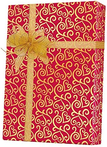 Плосък лист подарък опаковки под формата на сърца на Св. Валентин - 24 x 6