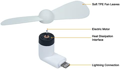 Вентилатор за iPhone, 3 серии преносими вентилатори за мобилни телефони, които са Съвместими с мини вентилатор за iPhone