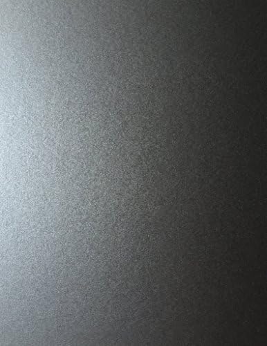 Антрацитово-сива Метална хартия Stardream Cardstock - 8.5 X 11 инча - 105 Кг / 284 Гориво. Корица - 25 Листа От склада,