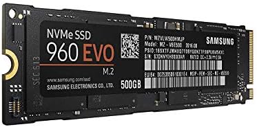 Samsung 960 EVO Series - Вграден твърд диск PCIe NVMe - M. 2 капацитет от 250 GB (MZ-V6E250BW)