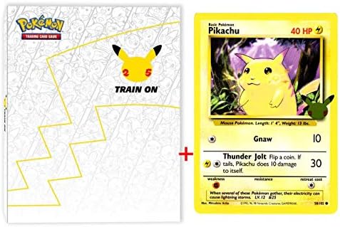 Са подбрани папка на първия партньор Покемон 25th Anniversary за картички Jumbo + Pikachu Jumbo