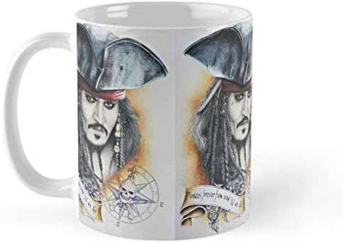 Кафеена Чаша Pirates Of The Caribbean 11 грама и 15 грама Керамични Чаши Чай