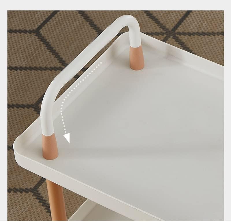 Кухненски Триетажен Мултифункционална количка за инсталиране в Хола, Рафтове за съхранение на аксесоари за дома (Цвят: B)