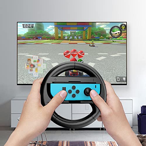 Контролер на волана TYOASCLR за Nintendo Превключвател/Ключ OLED Joycon, идеален за Nintendo Switch Mario Kart 8 Deluxe