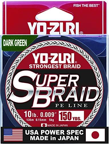 Риболов Линия Yo-Zuri SuperBraid Тъмно Зелена 150 Метра Superbraid