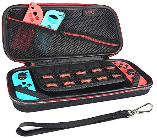 Твърд калъф HSU за носене на Nintendo Switch, Защитна чанта за Сигурност за Nintendo Switch (1 опаковка)