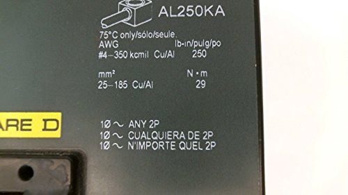 Квадратен D KAL361251021 3 щифта автоматичен прекъсвач 125A 600V (НОВО В ОПАКОВКА)