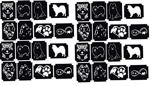 Колекция самоедских кучета (шаблони за татуировки самоедской аэрографией)