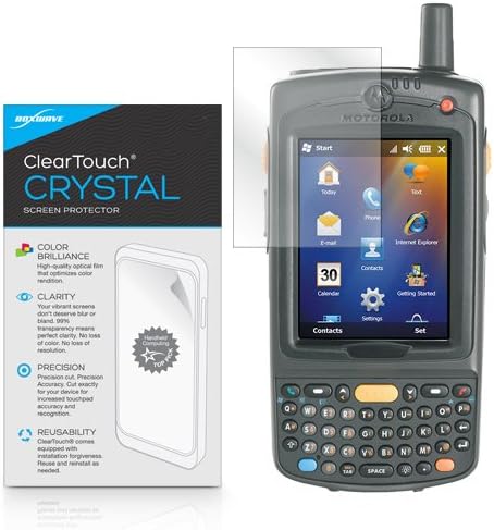 Защитно фолио BoxWave, съвместима с Motorola MC75A (Защитно фолио от BoxWave) - ClearTouch Crystal защитно фолио Crystal