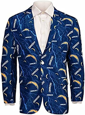Мъжки яке FOCO NFL Los Angeles Chargers Shinesty Repeat Грозната Business Jacket