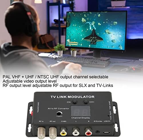 AV-Преобразувател на RF, Мини-Модулатор Изход на нивото на ТВ-канал на Далечни разстояния за битовите телевизионни конзоли